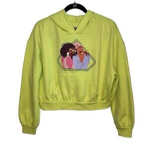 Black History✊🏽 Croped Lime Sweatshirt Size: Large ✨